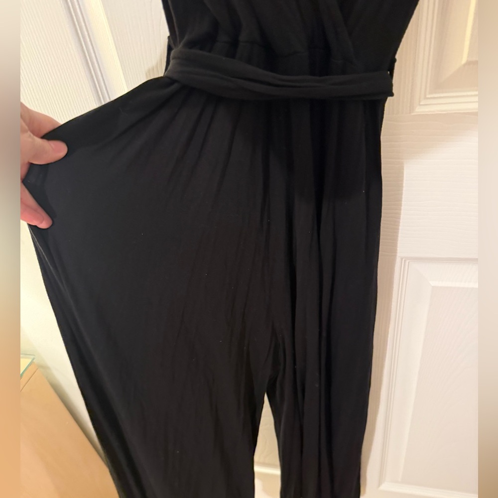 Carly Jean Los Angeles Amanda Jumpsuit Black Medium - Picture 6 of 7